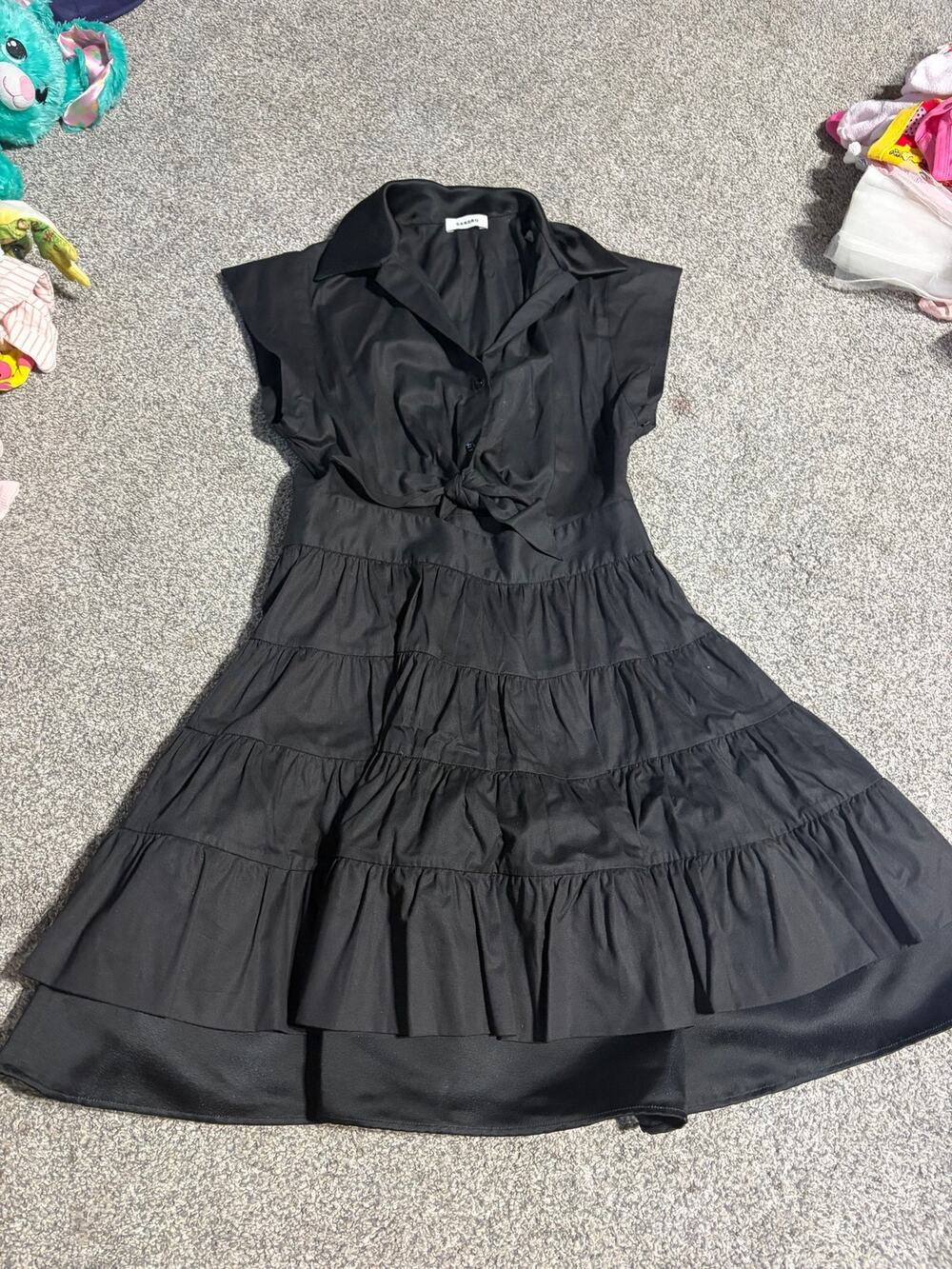 Sandro womens US size 8 EU 40 black dress